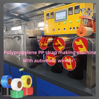 Γραμμή παραγωγής ιμάντα PP 5-19mm με μοναδικό αυτόματο εναλλάκτη οθόνης screw 4nets