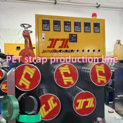 Αυτόματη γραμμή εξώθησης λουριών της PET για το πλάτος 519mm λουριών με την ένταση >850kg λουριών