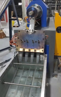 380V/50Hz γραμμή 50-600kg/h εξώθησης λουριών της PET για την ταινία και το λουρί