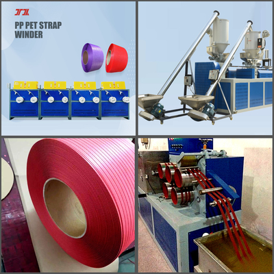 Πλάτος 5mm μηχανή 4 εξώθησης λουριών 19mm PET PP συσκευάζοντας ζώνες λουριών