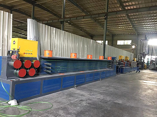 Πράσινο Ροζ 0,6-1,2 mm PP PET Strap Manufacturing Machine Αυτοματοποιημένη γραμμή εκτόξευσης PET Strap