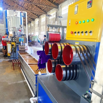 CE ISO PET Strap Production Line PLC PET Strapping Band Making Machine Μηχανή κατασκευής ταινιών PET υψηλής ταχύτητας για χάλυβα