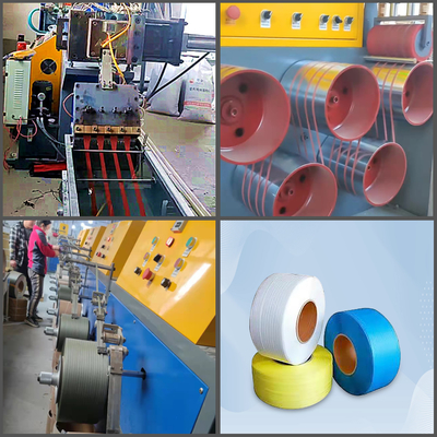 Γραμμή παραγωγής CE ISO Plastic PET PP Strap Making Machine Extruding