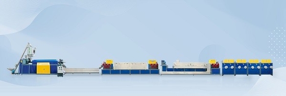 Γραμμή παραγωγής CE ISO Plastic PET PP Strap Making Machine Extruding