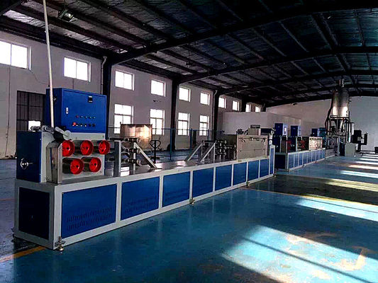 5-19mm Double Screw PP Sandwich Strap Making Machine με έλεγχο από PLC