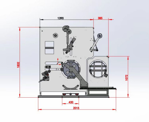 Επικεφαλής οθόνης ακουστικού ελέγχου (PLC Touch Screen) PET Strapping Winder Max Winding Weight 80KG 350KG Max Winding Weight 80KG 350KG Strapping Winder