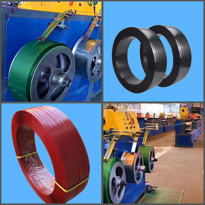 Μηχανή κατασκευής ταινιών PET πλάτους 5-19 mm με διπλό σταθμό για εφαρμογές βαριάς χρήσης