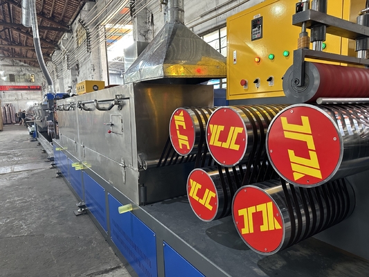 GUOMAO Motor Polypropylene PP Strap Production Line με 4 δίκτυα Ανακυκλωμένη αλλαγή οθόνης