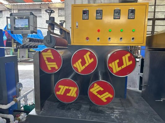 Μηχανή παραγωγής ταινιών από πολυπροπυλένιο της GUGAO Motor 1 έτος εγγύηση