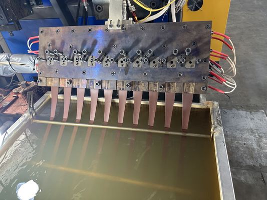 Γραμμή Εξώθησης Ζώνης Συσκευασίας από 100% Ανακυκλωμένο Πλαστικό PP 5-15mm Μηχανή Κατασκευής Ζώνης PP Μονής Βίδας