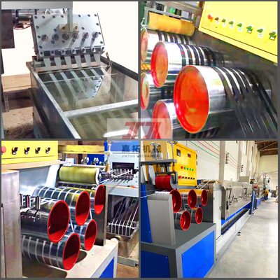 Μηχανή εκτόξευσης ταινιών PP 180-200 kg/h με ηλεκτρικό ελεγκτή PLC