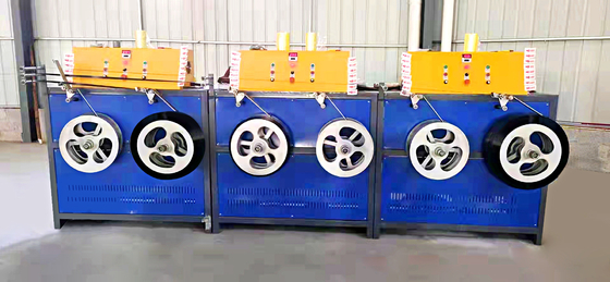 Διάμετρος 5-19mm PET Strap Extrusion Line Διπλός κινητήρας servo υψηλής απόδοσης PET Strap Winder