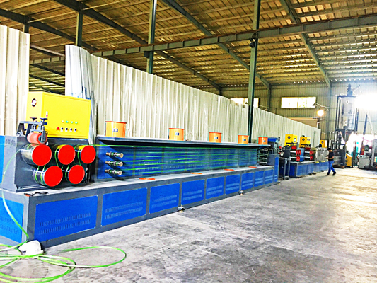 Διάμετρος 5-19mm PET Strap Extrusion Line Διπλός κινητήρας servo υψηλής απόδοσης PET Strap Winder