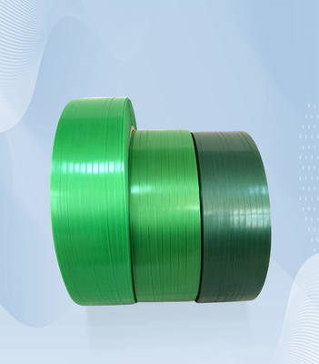 Προσαρμοσμένο χρώμα Polyester PET συσκευασία Strap Palet συσκευασία πλαστικό χάλυβα Strapping Rolls ισχυρή και ανθεκτική συσκευασία PET