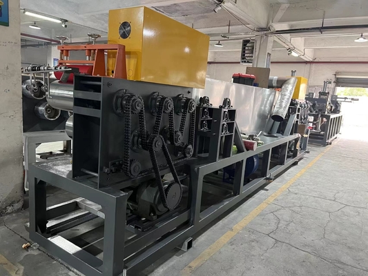 Μηχανή κατασκευής ιμάντων PP 80KW Ρυθμίσιμη τάση για αυτοματοποίηση 120KG/H