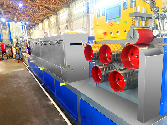 Μηχανή εκτόξευσης ταινιών PP 180-200 kg/h με ηλεκτρικό ελεγκτή PLC