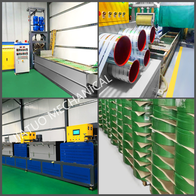 Προηγμένη τεχνολογία PET Strap Making Machine PLC Ελέγχου οθόνης αφής υπολογιστή