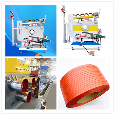 1.8KW PP Strap Winder Dual-Servo Motor αυτόματο στήριγμα αλλαγής σωλήνα χαρτιού