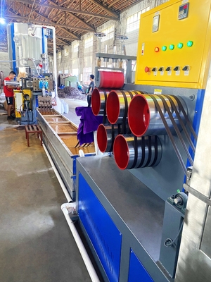 110mm PP Strap Making Machine Ρυθμίσιμη ένταση ιμάντα για υλικό ανακύκλωσης PP