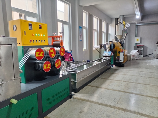 5-19mm PP Strap Production Line εξοικονόμηση ενέργειας 20%-30% με διπλό περιστρεφόμενο σταθμό