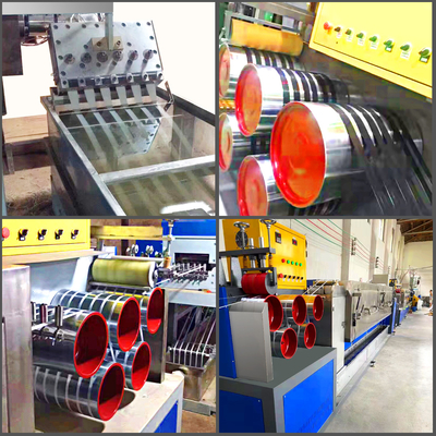 5-19mm εξατομικευμένο μονό βίδα PP Strap Making Machine Ρυθμίσιμο Strap Tension Double Station Winder