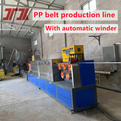 Μηχανή κατασκευής ιμάντων PP με ισχύ 110 kW για ιμάντες 0,3-1,2 mm