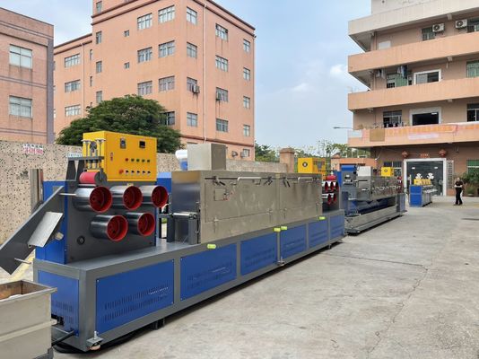Μηχανή κατασκευής ταινιών από διπλό βρόχο 5-19mm PP με αυτόματο περιστρεφόμενο