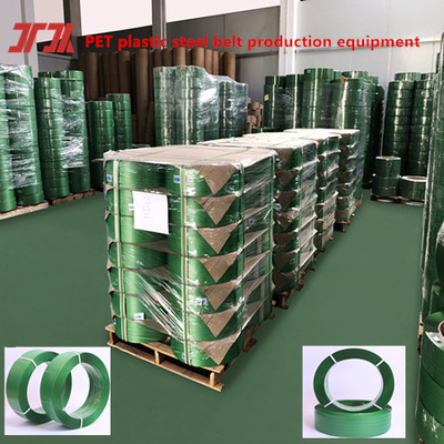 Προσαρμοσμένο πράσινο PET Strapping Roll High Tension Polyester Band με 9-32mm Προσαρμοσμένο