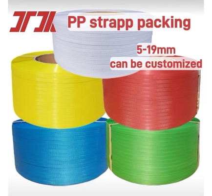 Βιομηχανική παραγγελία PP Strap Polypropylene Χρήση για αυτόματη συσκευασία