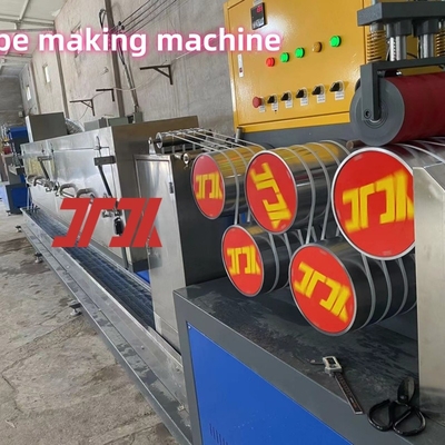 Διπλή βίδα 5mm PP ταινία γραμμή παραγωγής με μεγάλο μήκος και ευέλικτη