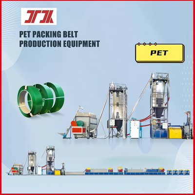 Ενιαία γραμμή εξώθησης λουριών της PET μηχανών συσκευασίας λουριών βιδών 4straps πλαστική