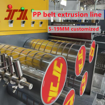Αυτοματοποιημένο βαθμό διπλού σταθμού Winder Pp Strap Making Machine με φιλικό προς το περιβάλλον και καλή ευελιξία