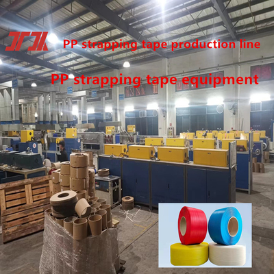100-150Kg/H PP Strapping Band Extruder Making Machine με πλάτος 5-19mm και μη-αποστασιοποιημένη μηχανή αλλαγής βίδες