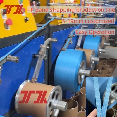 800kg/h Pp Strapping Band 12straps Output Making Machine με υψηλής απόδοσης εξώθηση και ακριβή κεφαλή πώλησης