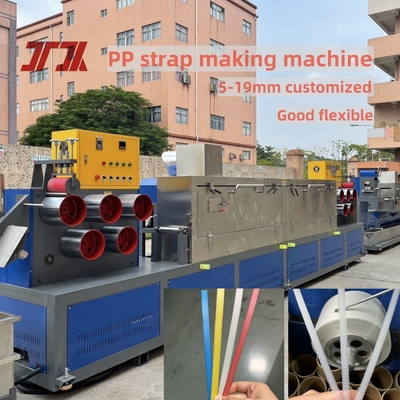 100% ανακυκλωμένο υλικό χρησιμοποιώντας PP Strapping Band Making Machine με αυτόματο πλέκτη 5-19mm πλάτος προσαρμοσμένο