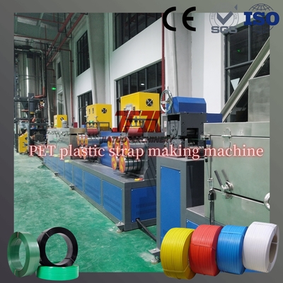High Quality 400kg/H PET Automatic Strapping Band Belt Manufacturing Making Extrusion Machine With PLC Control System