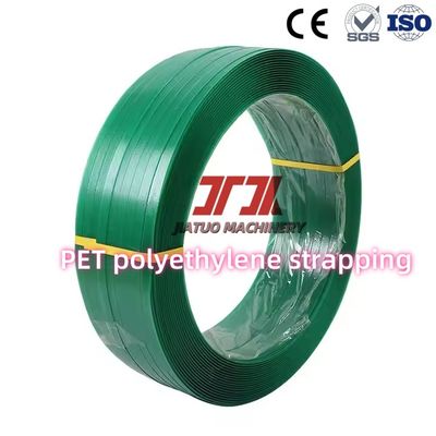 9-25mm PET Συσκευαστική ζώνη Strapping Roll Green PET πλαστικό χάλυβα Strapping εξατομικευμένες προδιαγραφές