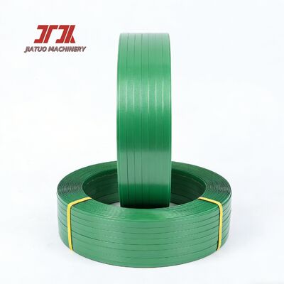 9-32mm PET strapping Green PP PET packaging strap made from pneumatic strapping tools