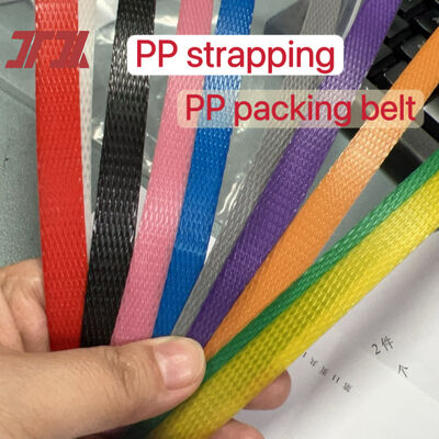PP strapping colored 5-19mm PP Packaging belt for use with desktop strapping machines