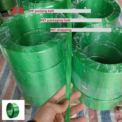 9-25mm PET packaging belt PET plastic steel strapping PET packaging strapping with 100% bottle material crushing