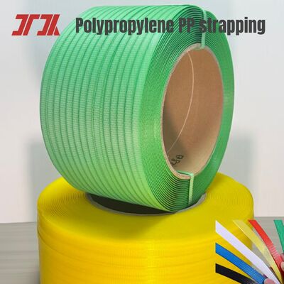 5 mm 12 mm Polypropylene Pp Strapping Band Roll Packing Belt Για συσκευασία με κάρτον