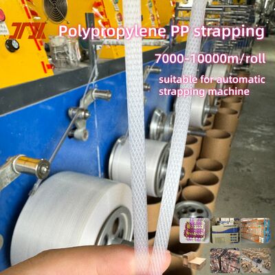 Ζώνη συσκευασίας πολυπροπυλενίου 5mm Pp με ιμάντα με μεγάλο μήκος 7000m/ρολό