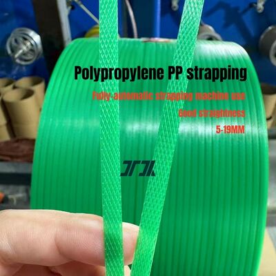 5-19mm πλάτος PP Strapping με 50-200KG δύναμη έλξης και προσαρμόσιμα χρώματα για ελαφρύ φορτίο συσκευασία