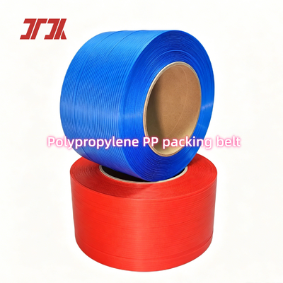 5-19mm πλάτος PP Strapping με 50-200KG δύναμη έλξης και προσαρμόσιμα χρώματα για ελαφρύ φορτίο συσκευασία