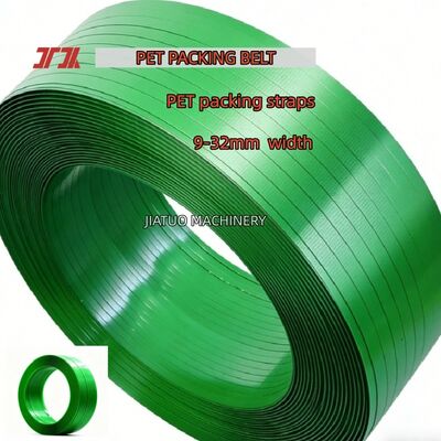 Πράσινο ιμάντα PET 16mm αυτόματη συσκευασία PP PET ιμάντα PET ιμάντα για αυτόματα εργαλεία ιμάντα