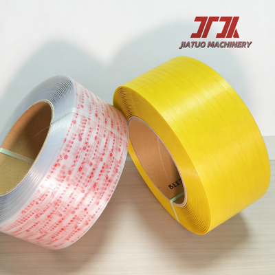 100% πολυπροπυλένιο PP ζώνη συσκευασίας 5mm PP ταινίες συσκευασίας για αυτόματες μηχανές δέσμης