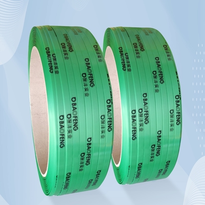 9-32mm πλάτος PP PET πλαστική ζώνη συσκευασίας διπλής όψης ανάγλυφη με καλή ευέλικτη και ισχυρή αντοχή