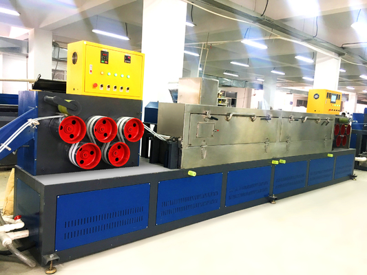 300KW 0.6mm δίδυμη βίδα γραμμών εξώθησης λουριών της PET που δένει την παραγωγή ζωνών