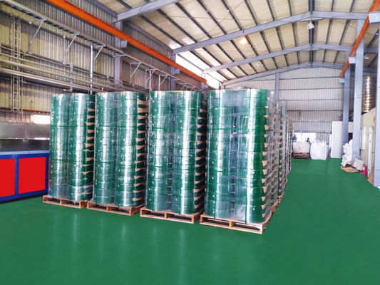 200kg/H μηχανή GUGAO γραμμών εξώθησης λουριών της PET πολυεστέρα για τη βιομηχανία κλιβάνων τούβλου