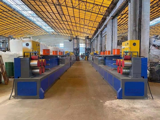 300-320kgs/H Μηχανή κατασκευής ταινιών PET για πάχος ταινίας 0,4-1,2mm Αυτοματοποιημένη μηχανή κατασκευής ταινιών PP